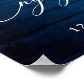 Poster Roses blanches Lanterne en bois bleu (Coin)