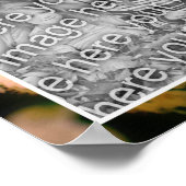 Poster Roses Blanches Sauvages Roulants Ajouter Votre Pho (Coin)