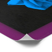 Poster Roses bleus - 20x24 -autres tailles disponibles (Coin)