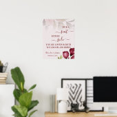 Poster Roses Choisir Un Siège Sur L'Un Ou L'Autre Côté Si (Bureau à domicile)