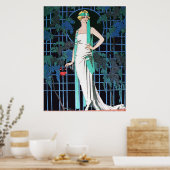 POSTER ROSES DANS LA NUIT, MODE DE BEAUTÉ COMME ARTISTE (Cuisine)