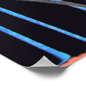 POSTER ROSES DANS LA NUIT, MODE DE BEAUTÉ COMME ARTISTE (Coin)