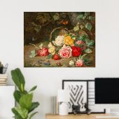 Poster Roses dans un panier – Josef Neugebauer (Bureau à domicile)