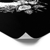 Poster Roses de lune - Goth romantique - Whimsigoth Witch (Coin)
