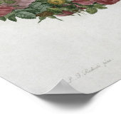 Poster Roses de Noël (Coin)