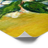 Poster Roses de Noël - Claude Monet (Coin)