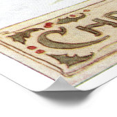 Poster Roses de Noël par Anne Anderson (Coin)