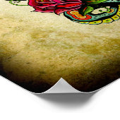 Poster Roses de serpent crânien (Coin)