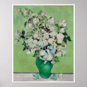 Poster Roses de Still Life dans un vase par Vincent van G (Devant)