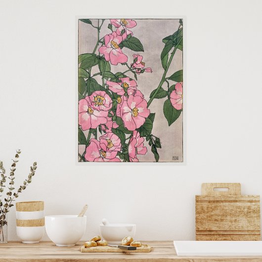 Poster Roses des Prairies (Cuisine)