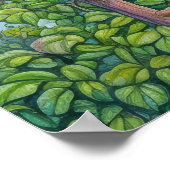 Poster Roses Escalades sur échelle (Coin)