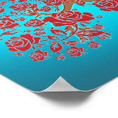 Poster Roses et espoir (Coin)