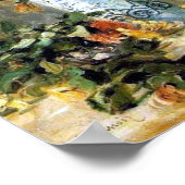 Poster Roses et Jasmin dans un Delft Vase Renoir Art (Coin)