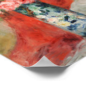 Poster Roses et pivoines dans un vase | Renoir (Coin)