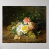 Poster Roses et raisins, Jules Médard (Devant)