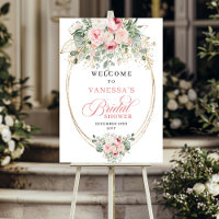 Roses Eucalyptus Gold Mariage Champêtre Tons Roses