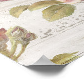 Poster Roses français Pastel Pink (Coin)