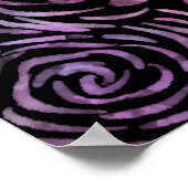Poster Roses impressionnistes (Coin)