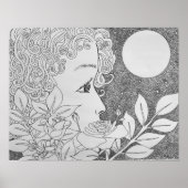 Poster Roses in Ink (Devant)