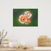 Poster roses jaunes (Cuisine)