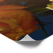 Poster Roses jaunes (Coin)