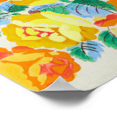 Poster Roses jaunes | Raoul Dufy (Coin)