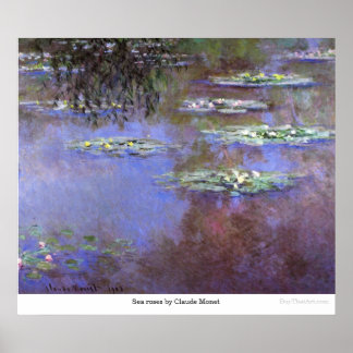 Poster Roses maritimes par Claude Monet