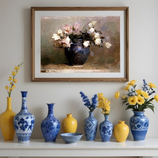 Poster Roses par Abbott Handerson Thayer