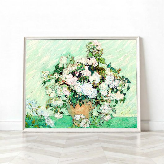Poster Roses par Vincent van Gogh