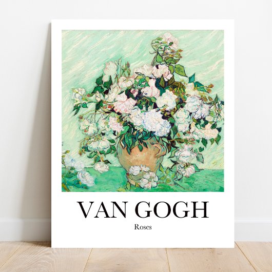Poster Roses par Vincent van Gogh