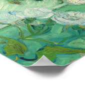 Poster Roses par Vincent Van Gogh (Coin)