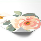 Poster Roses Pastel colorés (Coin)