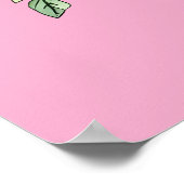 Poster Roses romantiques et coeur Saint Valentin (Coin)