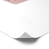 Poster Roses roses dans Vase Vert (Coin)