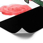 Poster Roses roses- Délicates et adorables (Coin)