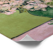 Poster Roses roses (F682) Van Gogh Art (Coin)