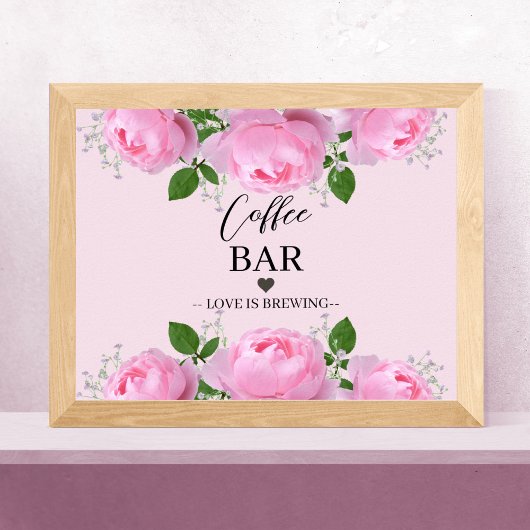 Poster Roses Roses Rose Parfumées, Bar Café