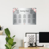 Poster Roses roses roses et Argent Réception de mariage S (Bureau à domicile)