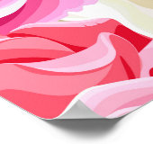 Poster roses roses roses rose et blanc sans couture motif (Coin)