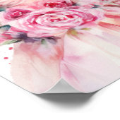 Poster Roses roses roses rose robe de mariée bienvenue (Coin)