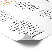 Poster Roses Roses Roses Roses Roses Rouge Baptême croisé (Coin)