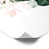 Poster Roses Roses Roses Roses Rustiques Baby shower de v (Coin)