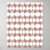 Poster Roses roses vintages (Devant)