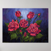 Poster Roses rouges (Devant)