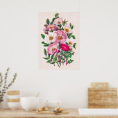 Poster Roses sauvages (Cuisine)