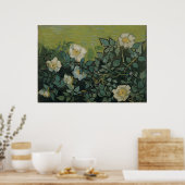 Poster Roses sauvages par Vincent Van Gogh (Cuisine)