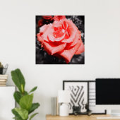 Poster Roses vintages (Bureau à domicile)