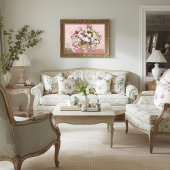 Poster Roses vintages dans un vase, Van Gogh