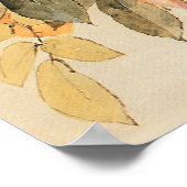 Poster Roses vintages et bourdons (Coin)