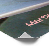 Poster Rosette Beauté succulente (Coin)